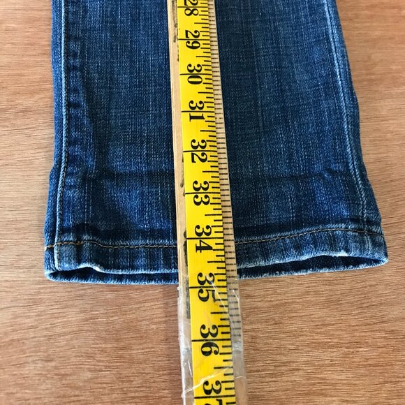 Current/Elliott Boyfriend Jeans Women 26 Blue Mid Rise Distressed Medium Wash - Picture 3 of 13